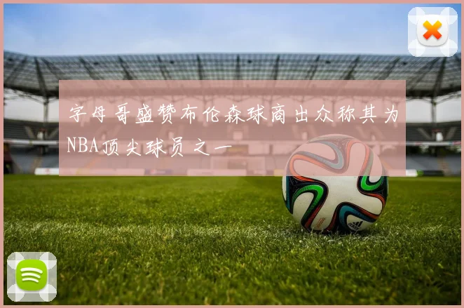 字母哥盛赞布伦森球商出众称其为NBA顶尖球员之一